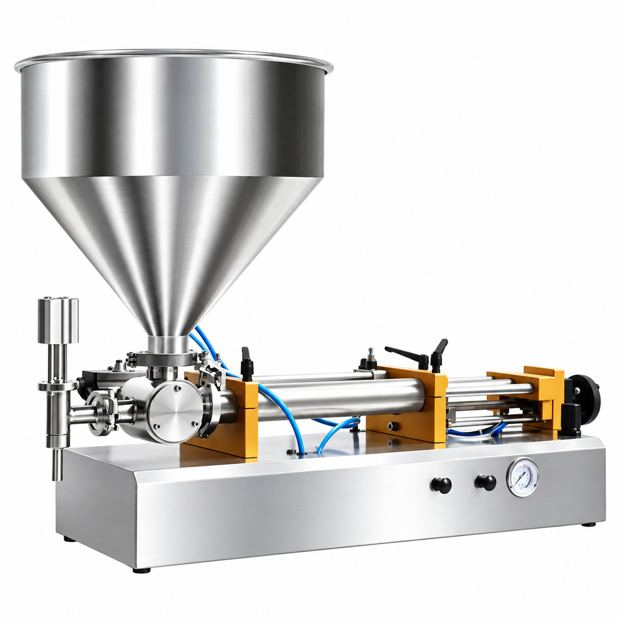 Horizontal Rotary-Valve Paste Filler