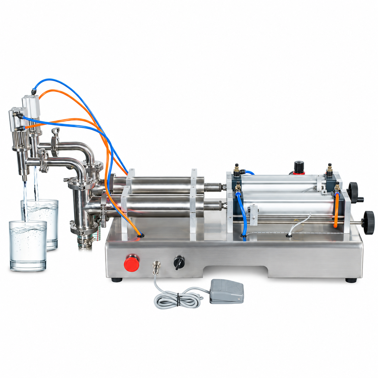 Horizontal Twin-Head Beverage Filler