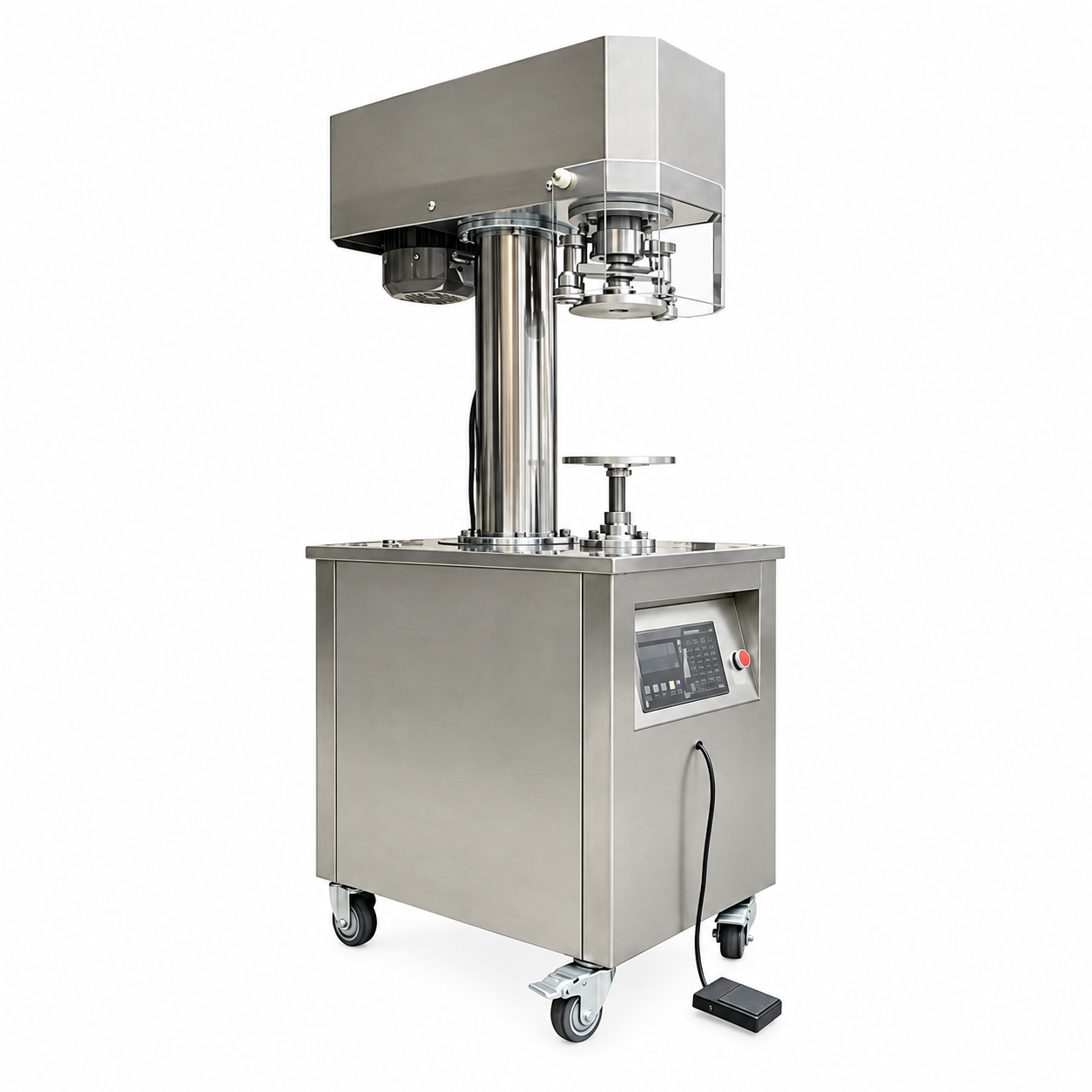 Stationary-Can Seaming Machine
